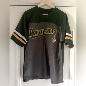 Oakland Athletics Green and Gray T-Shirt